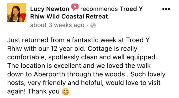 Wild Coastal Retreat At Troed Y Rhiw Aberporth, West Wales Villa Екстериор снимка